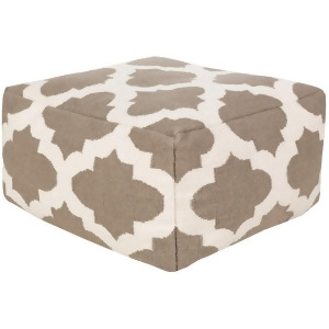 Sp 24 Pouf by Surya Taupe/Cream Pouf155-242413 - All