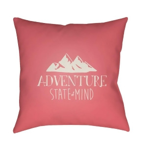 Adventure Iii by Surya Poly Fill Pillow Pink/Beige 20 x 20 Adv008-2020 - All