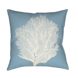 Coastal Ii by Surya Poly Fill Pillow Blue/White 20 x 20 Sol039-2020 - All