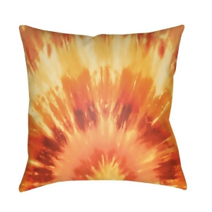 Textures by Surya Pillow Orange/Dk.Red/Yellow 18 x 18 Tx053-1818 - All