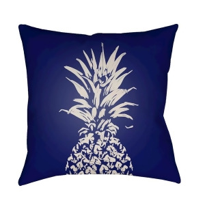 Pineapple by Surya Poly Fill Pillow Blue/White 18 x 18 Pine003-1818 - All