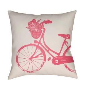 Bicycle by Surya Poly Fill Pillow 20 x 20 Lil015-2020 - All