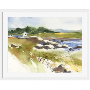 Seaside Inlet Wall Art by Surya 40 x 32 Mb144a001-4032 - All