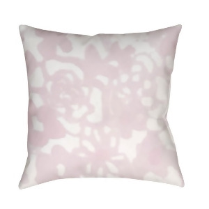 Flowers Ii by Surya Poly Fill Pillow Pink/Neutral 20 x 20 Wmom025-2020 - All