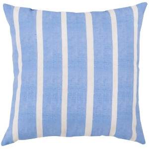 Rain by Surya Poly Fill Pillow Bright Blue/Ivory 18 x 18 Rg152-1818 - All