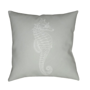 Seahorse by Surya Poly Fill Pillow Green/Neutral 20 x 20 Sol059-2020 - All