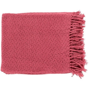 Tressa by Surya Throw Blanket Bright Pink Tss4001-5060 - All