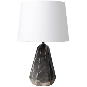 Destin Table Lamp by Surya Marbled Base/White Shade Det-100 - All