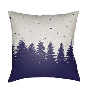 Trees by Surya Poly Fill Pillow White/Blue 20 x 20 Hdy113-2020 - All