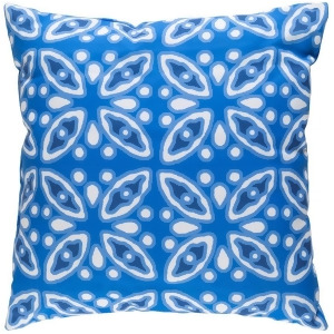 Decorative Pillows by Surya Moroccan Pillow Blue/White 20 x 20 Id004-2020 - All