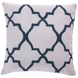 Rain by Surya Design Poly Fill Pillow Navy/Beige 20 x 20 Rg029-2020 - All
