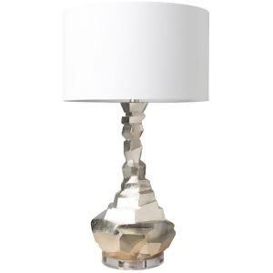 Alexis Table Lamp by Surya Gilded Base/White Shade Ali-100 - All