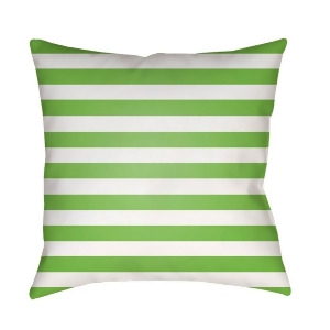 Prepster Stripe by Surya Poly Fill Pillow Green 18 x 18 Lil058-1818 - All