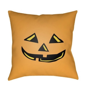 Boo by Surya Jack Lantern Poly Fill Pillow Orange 20 x 20 Boo117-2020 - All