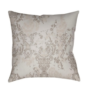 Moody Damask by Surya Pillow Lt.Gray/Gray 22 x 22 Dk026-2222 - All