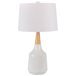 Kent Table Lamp by Surya White/White Shade Ktlp-002 - All