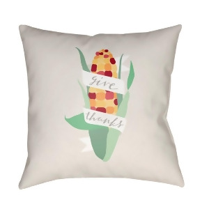 Corn by Surya Poly Fill Pillow White/Green/Red 20 x 20 Gtk001-2020 - All