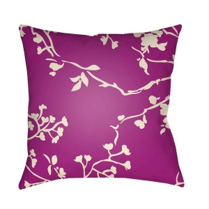 Chinoiserie Floral by Surya Pillow Cream/Purple 22 x 22 Cf002-2222 - All