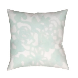 Flowers Ii by Surya Poly Fill Pillow Green/Neutral 20 x 20 Wmom026-2020 - All