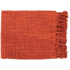 Tori by Surya Throw Blanket Burnt Orange/Rust Tor004-4959 - All