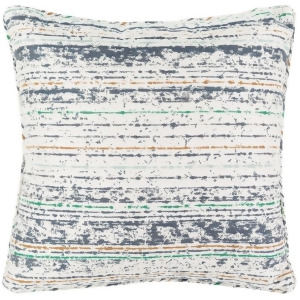 Arie by Surya Poly Fill Pillow Navy/Sage/Taupe 16 x 16 Ae003-1616 - All