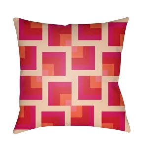 Modern by Surya Pillow Pink/Peach/Orange 18 x 18 Md090-1818 - All