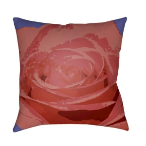 Abstract Floral by Surya Pillow Dk.Red/Garnet/Violet 22 x 22 Af003-2222 - All