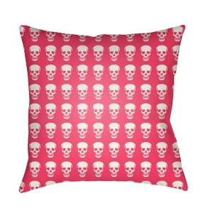 Punk by Surya Poly Fill Pillow Bright Pink/White 22 x 22 Pk008-2222 - All