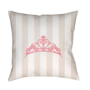 Crown by Surya Poly Fill Pillow Beige 18 x 18 Lil023-1818 - All