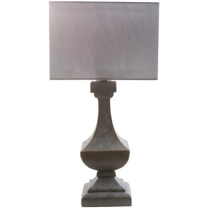 Davis Indoor/Outdoor Table Lamp by Surya Antique Pewter/Gray Shade Dav483-tbl - All