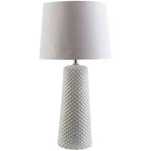 Wesley Table Lamp by Surya White/White Shade Was147-tbl - All