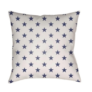 Americana Ii by Surya Poly Fill Pillow Blue/White 20 x 20 Sol008-2020 - All