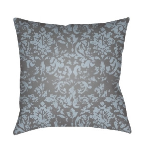 Moody Damask by Surya Pillow Pale Blue/Gray 18 x 18 Dk030-1818 - All