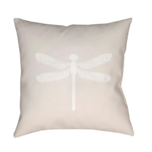Dragonfly by Surya Poly Fill Pillow Beige/White 20 x 20 Lil027-2020 - All