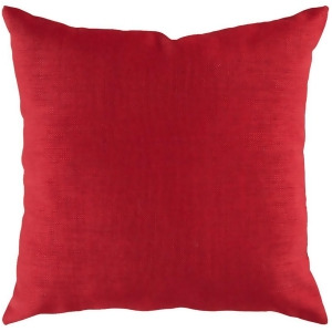 Storm by Surya Poly Fill Pillow Bright Red 18 x 18 Zz407-1818 - All