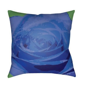 Abstract Floral by Surya Pillow Blue/Dk.Blue/Violet 22 x 22 Af001-2222 - All