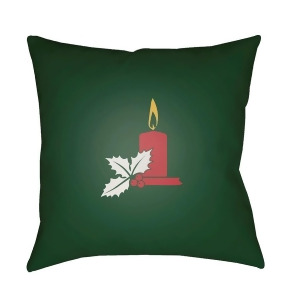 Candle Light by Surya Poly Fill Pillow Green/Red 20 x 20 Hdy008-2020 - All
