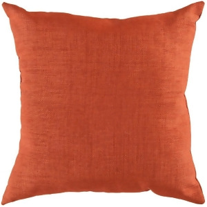 Storm by Surya Poly Fill Pillow Terracotta 18 x 18 Zz431-1818 - All