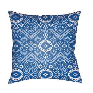 Decorative Pillows by Surya Ikat Iv Pillow Blue/White 18 x 18 Id014-1818 - All
