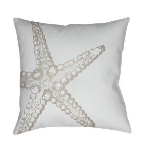 Nautical Iii by Surya Poly Fill Pillow Blue/Neutral 18 x 18 Sol054-1818 - All