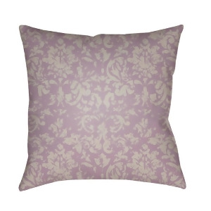 Moody Damask by Surya Pillow Purple/Lt.Gray 22 x 22 Dk035-2222 - All