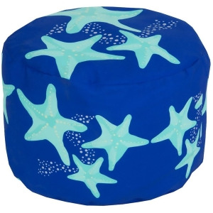 Sp Pouf by Surya Bright Blue Pouf-265 - All