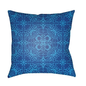 Laser Cut by Surya Poly Fill Pillow Sky Blue/Dark Blue 22 x 22 Lc005-2222 - All