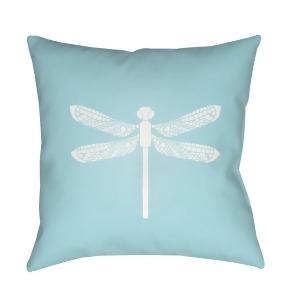 Dragonfly by Surya Poly Fill Pillow 18 Square Lil025-1818 - All
