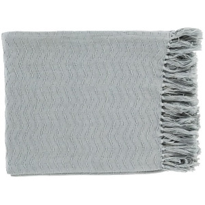 Thelma by Surya Throw Blanket Silver Gray Thm6002-5060 - All