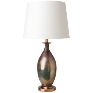 Backstrom Table Lamp by Surya Glazed Base/White Shade Bac-100 - All