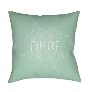 Explore Ii by Surya Poly Fill Pillow Green/White 20 x 20 Exp003-2020 - All