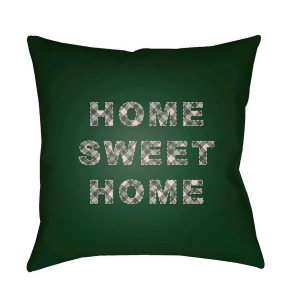 Home Sweet Home by Surya Pillow Green/Neutral/Blue 20 x 20 Plaid018-2020 - All