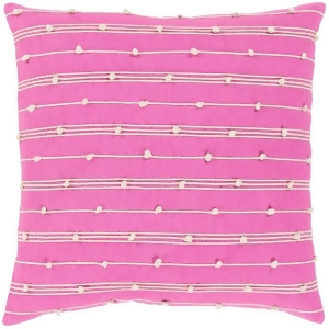 Accretion by Surya Poly Fill Pillow Bright Pink/Cream 20 x 20 Act003-2020p - All