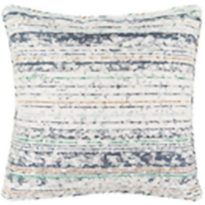 Arie by Surya Poly Fill Pillow Navy/Sage/Taupe 20 x 20 Ae003-2020 - All